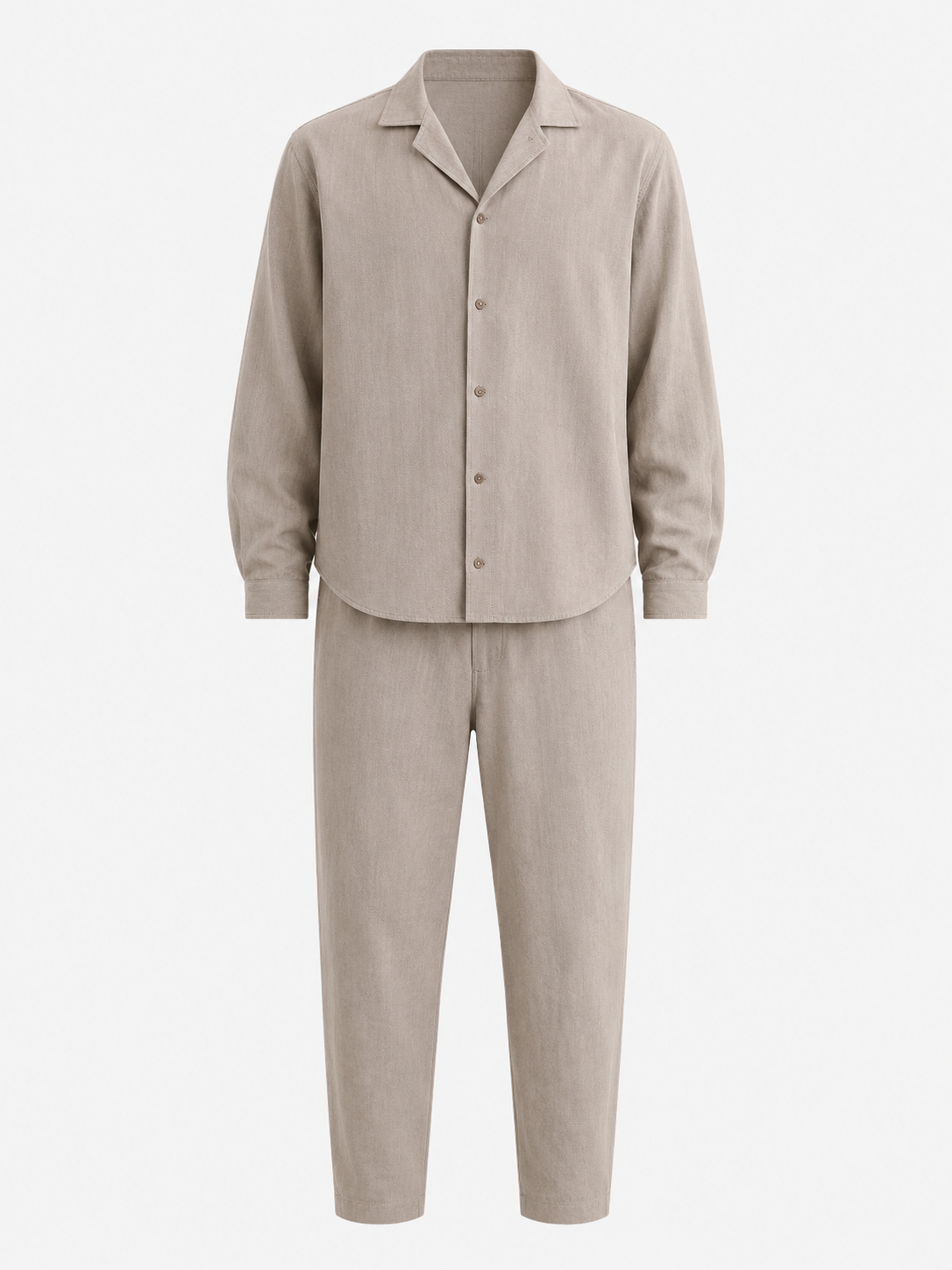 Completo Uomo in Cotone Due Pezzi – Camicia e Pantaloni Casual Estivi - - ademend broek set casual chic comfortabel completo lino cubaanse kraag dagelijks gebruik heren mode heren overhemd heren set lente zomer lichtgewicht linnen overhemd linnen set linnenset losse pasvorm luchtig minimalistisch overhemd set relaxte pasvorm set uomo smart casual stile estivo strand stijl tijdloos vakantie stijl veelzijdig zomer overhemd zomer set zomers - Concept Palermo