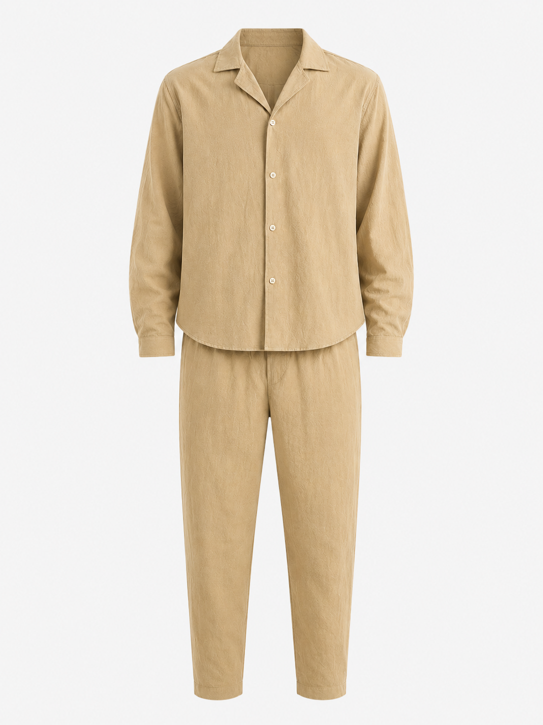 Completo Uomo in Cotone Due Pezzi – Camicia e Pantaloni Casual Estivi - - ademend broek set casual chic comfortabel completo lino cubaanse kraag dagelijks gebruik heren mode heren overhemd heren set lente zomer lichtgewicht linnen overhemd linnen set linnenset losse pasvorm luchtig minimalistisch overhemd set relaxte pasvorm set uomo smart casual stile estivo strand stijl tijdloos vakantie stijl veelzijdig zomer overhemd zomer set zomers - Concept Palermo