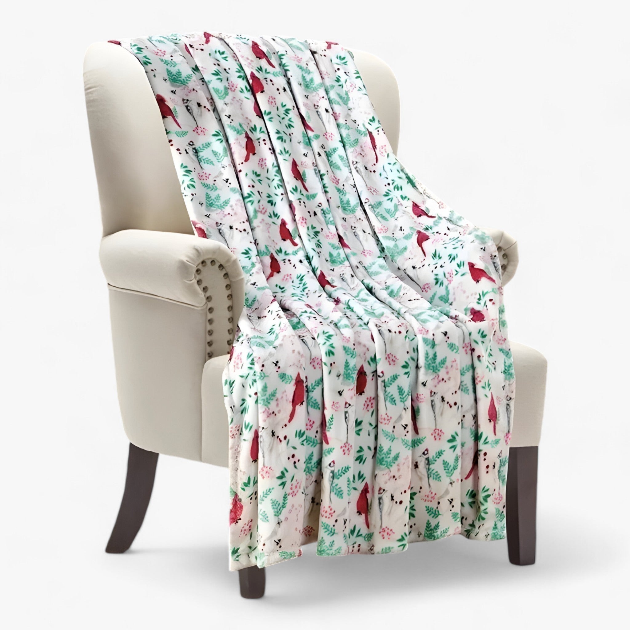 Coperta Natalizia in Pile - Verde 75x100cm - accessori per la casa accessorio festivo atmosfera accogliente biancheria da letto coperta coperta natalizia decorazione invernale design elegante morbidezza natalizia pile pile di alta qualità plaid regalo di Natale - Concept Palermo