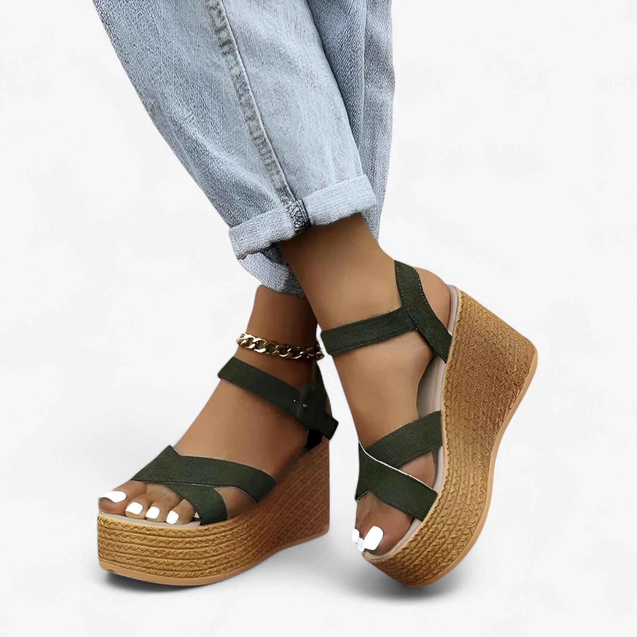 Sandalias de tacón cómodas