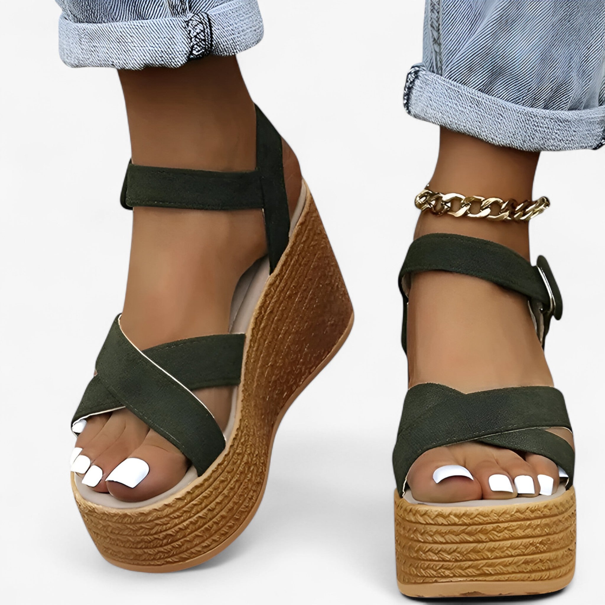 Sandalias de tacón cómodas