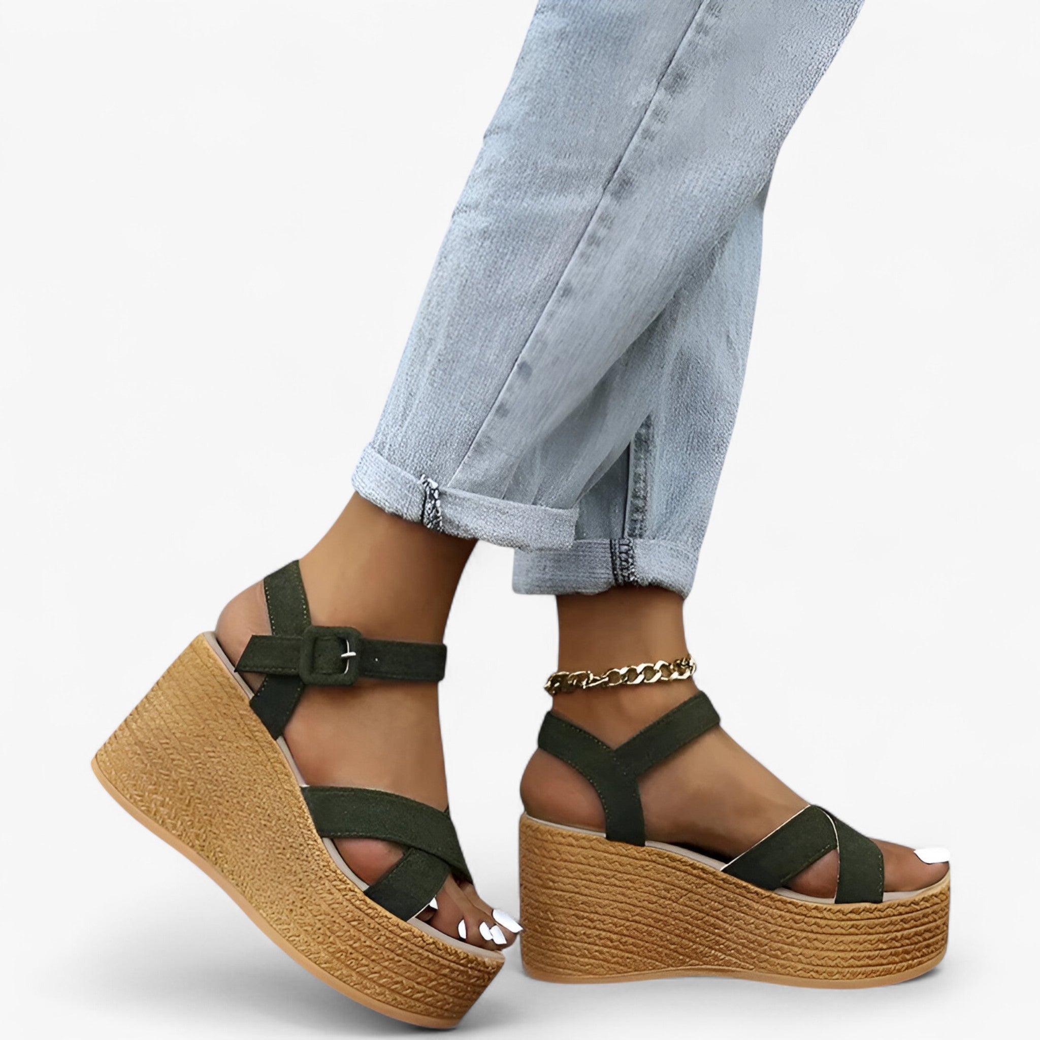 Sandalias de tacón cómodas