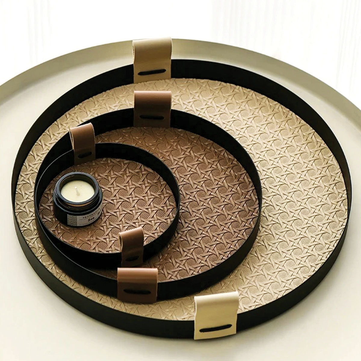 Dali Luxe Vassoio Decorativo Trasforma Il Tuo Design Domestico Pelle - - dali dali luxe Decor decorativo design domestico home & garden Kitchen luxe pelle Tableware - Concept Palermo