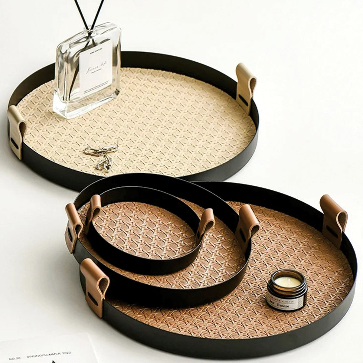 Dali Luxe Vassoio Decorativo Trasforma Il Tuo Design Domestico Pelle - - dali dali luxe Decor decorativo design domestico home & garden Kitchen luxe pelle Tableware - Concept Palermo