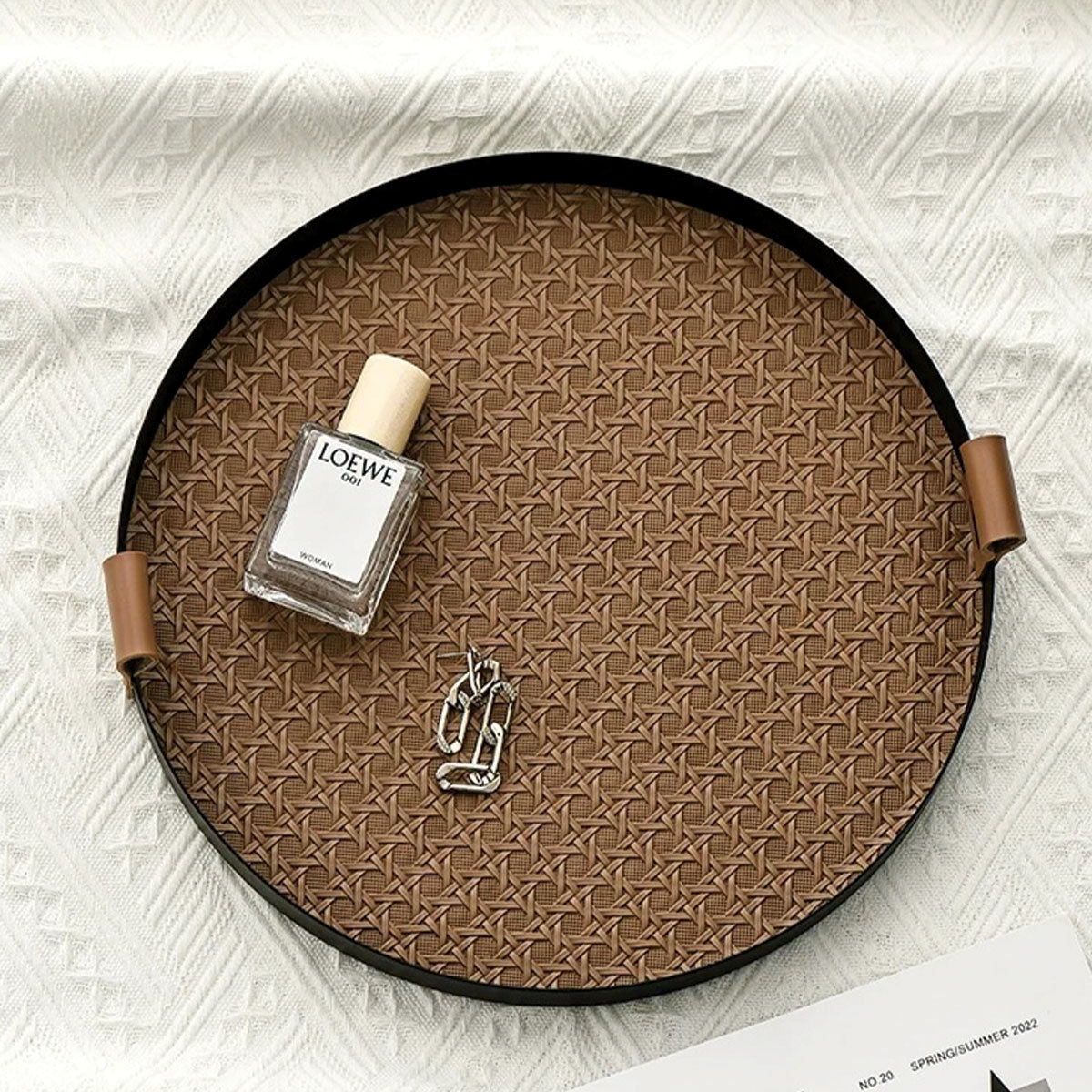 Dali Luxe Vassoio Decorativo Trasforma Il Tuo Design Domestico Pelle - - dali dali luxe Decor decorativo design domestico home & garden Kitchen luxe pelle Tableware - Concept Palermo