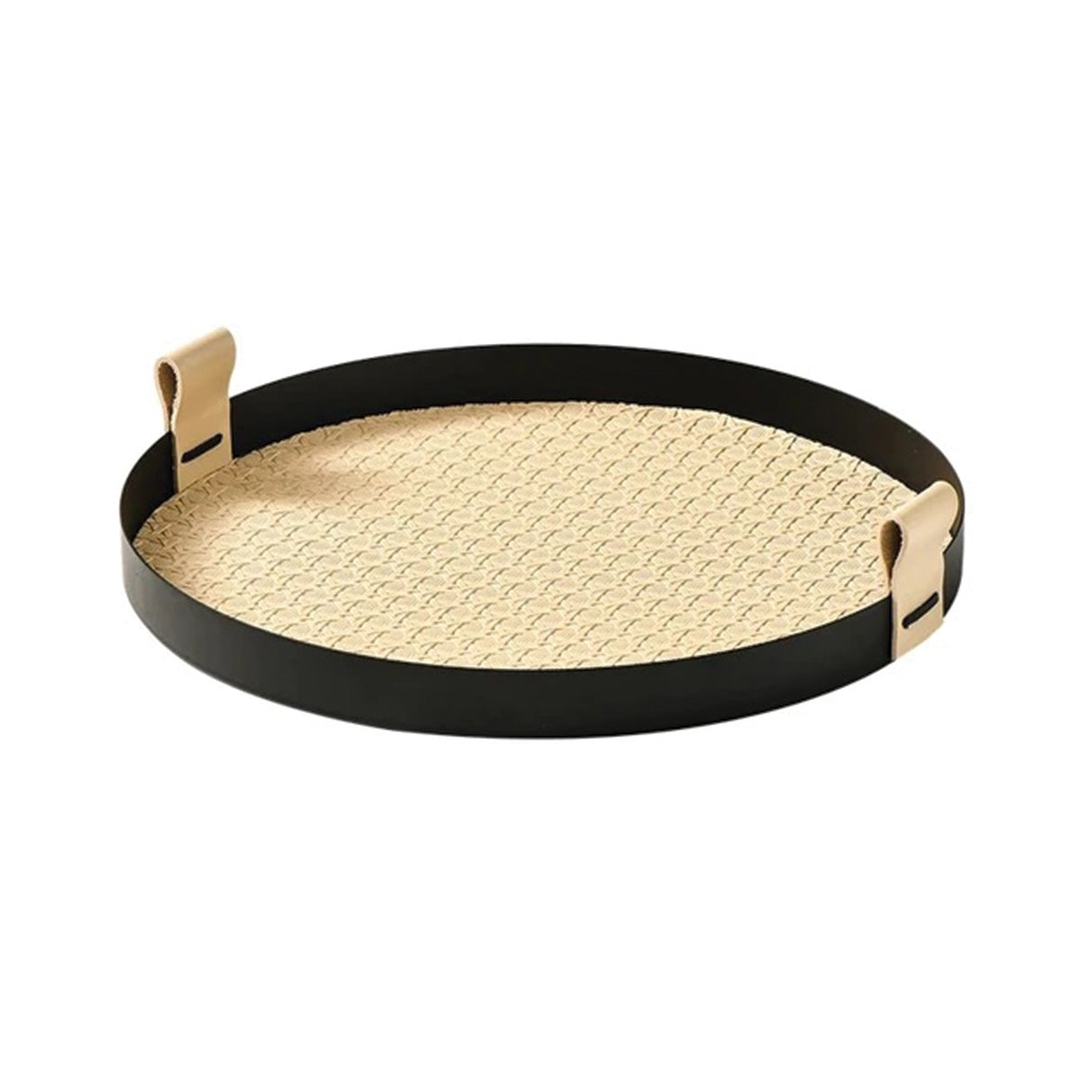 Dali Luxe Vassoio Decorativo Trasforma Il Tuo Design Domestico Pelle - Beige Grande - dali dali luxe Decor decorativo design domestico home & garden Kitchen luxe pelle Tableware - Concept Palermo