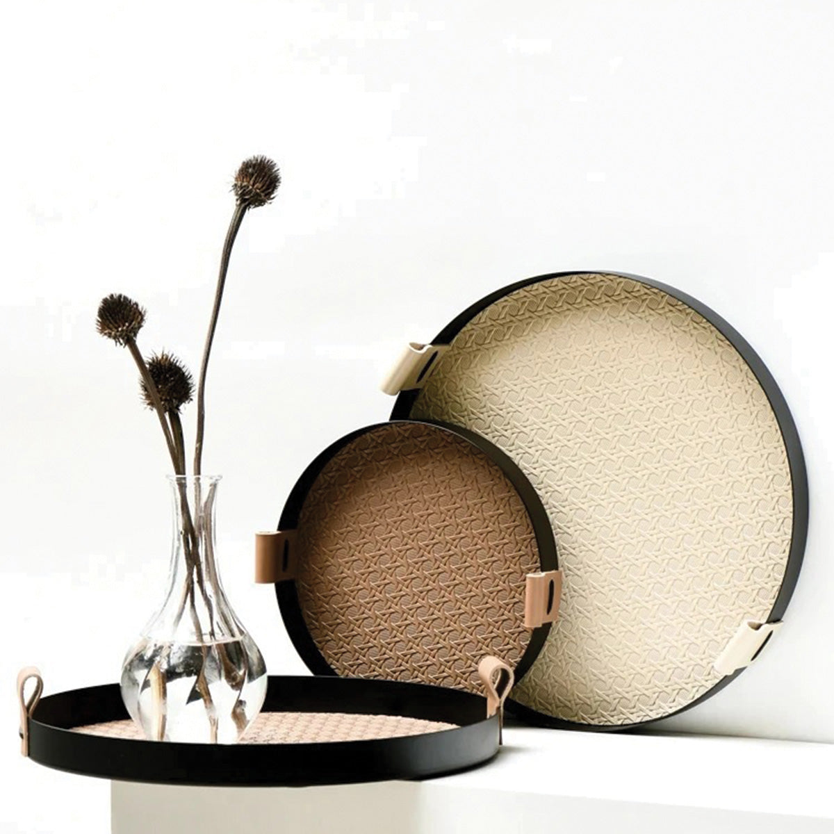 Dali Luxe Vassoio Decorativo Trasforma Il Tuo Design Domestico Pelle - - dali dali luxe Decor decorativo design domestico home & garden Kitchen luxe pelle Tableware - Concept Palermo