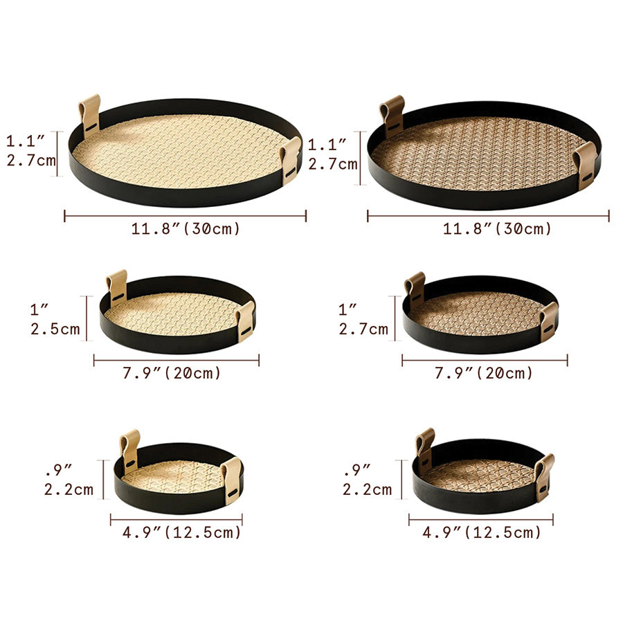 Dali Luxe Vassoio Decorativo Trasforma Il Tuo Design Domestico Pelle - - dali dali luxe Decor decorativo design domestico home & garden Kitchen luxe pelle Tableware - Concept Palermo