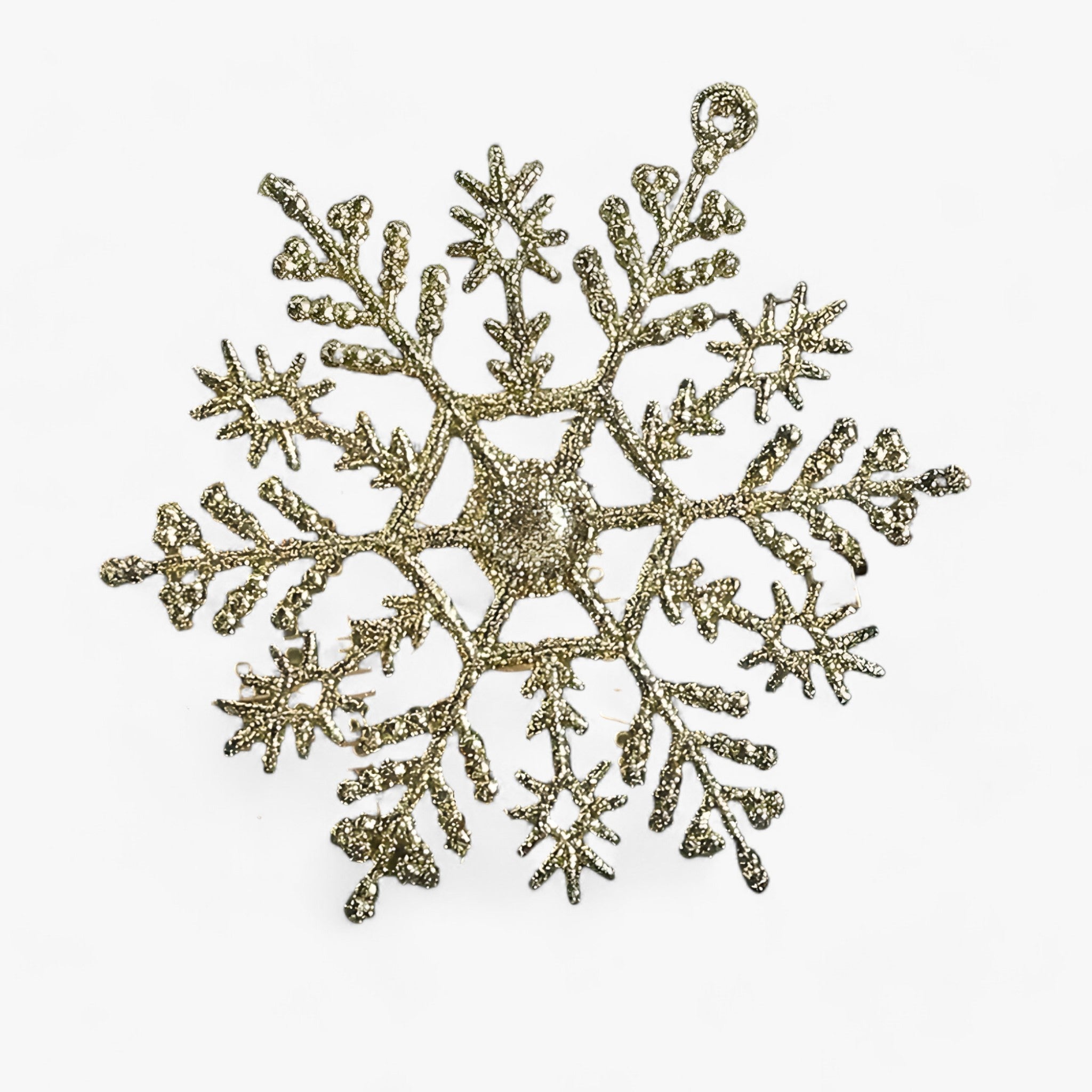 Decorazione Natalizia Fiocco di Neve Uomo - Oro 12Pezzi - accessori natalizi decorazione decorazione albero di Natale decorazione natalizia decorazioni festive decorazioni invernali decorazioni natalizie fiocco fiocco di neve ghirlande di Natale natalizia neve ornamenti natalizi ornamenti scintillanti regali di Natale uomo - Concept Palermo