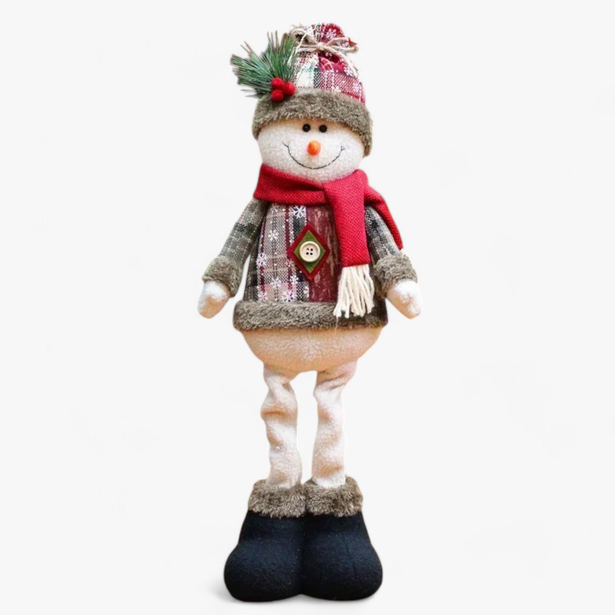 Decorazioni Natalizie in Peluche Giocose - Babbo Natale di neve - atmosfera natalizia Babbo Natale decorazioni decorazioni festive decorazioni in peluche decorazioni natalizie decorazioni per interni decorazioni stagionali giocose natalizie peluche pupazzi di neve regali di Natale regalo per amici e familiari tradizioni natalizie - Concept Palermo