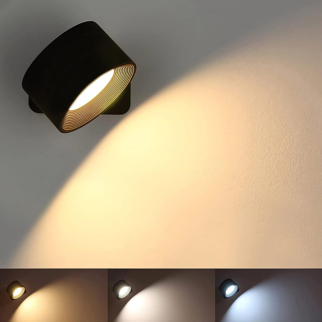 Lampada da parete wireless ricaricabile a 360° - - home home & garden lampada lampada parete parete ricaricabile Væglamper wireless - Concept Palermo