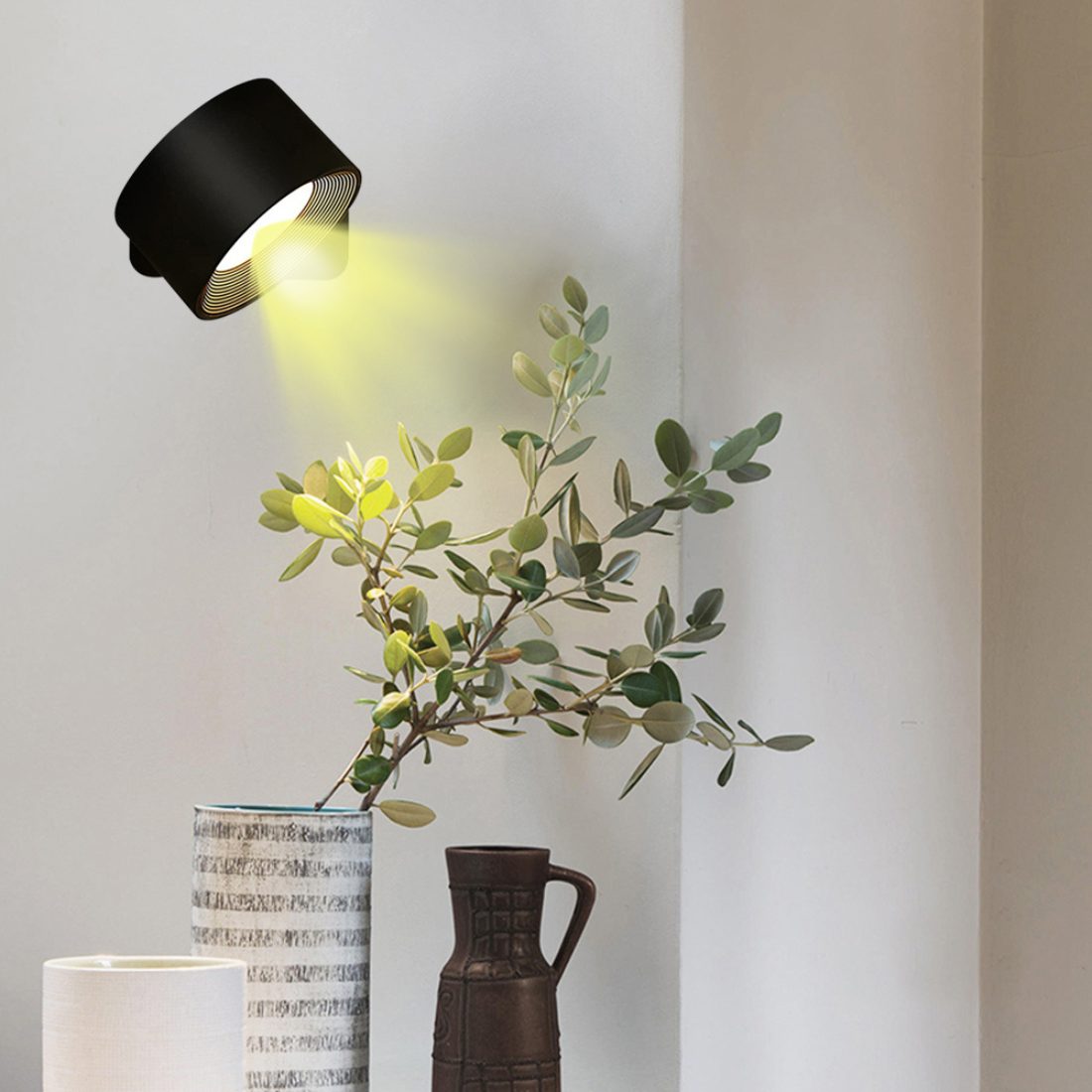 Lampada da parete wireless ricaricabile a 360° - - home home & garden lampada lampada parete parete ricaricabile Væglamper wireless - Concept Palermo