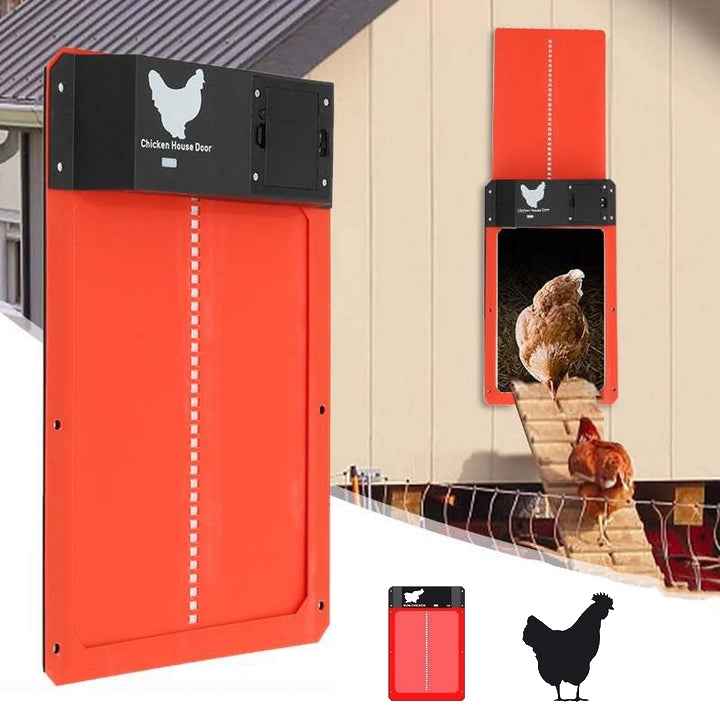Porta Automatica Solare PRO+ per Pollaio - Sensori Luce & Timer Intelligente - - automatique capteurs cross-from-marche-lino-15830711664989 crépusculaire minuterie New-google new_for_google ouverture porte porte poulailler poulailler - Concept Palermo