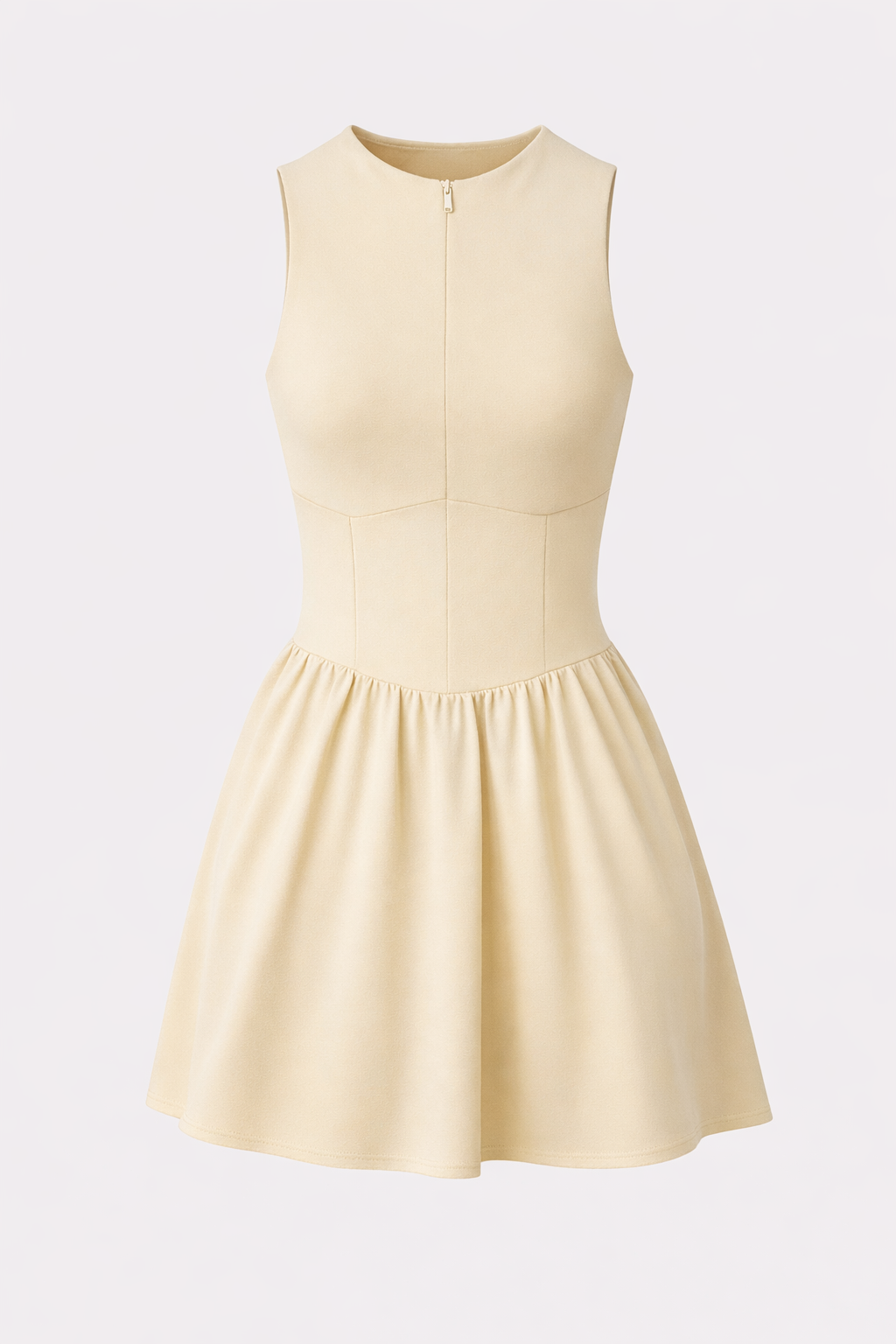 Completo gonna da tennis con reggiseno push-up incorporato Donna - Crema (Avorio chiaro) - completo completo gonna donna gonna incorporato push reggiseno tennis women clothes women set clothes women sportswear - Concept Palermo