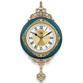 Reloj de pared retro vintage para hombre, estilo europeo, silencioso, grande