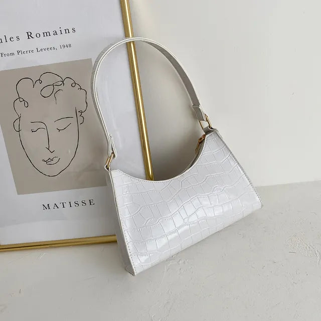 INGE - Borsa a tracolla in pelle stile retrò da donna - Bianco - Bags borsa donna handbags inge pelle retr Shoulder Bags stile tracolla Women's handbags - Concept Palermo