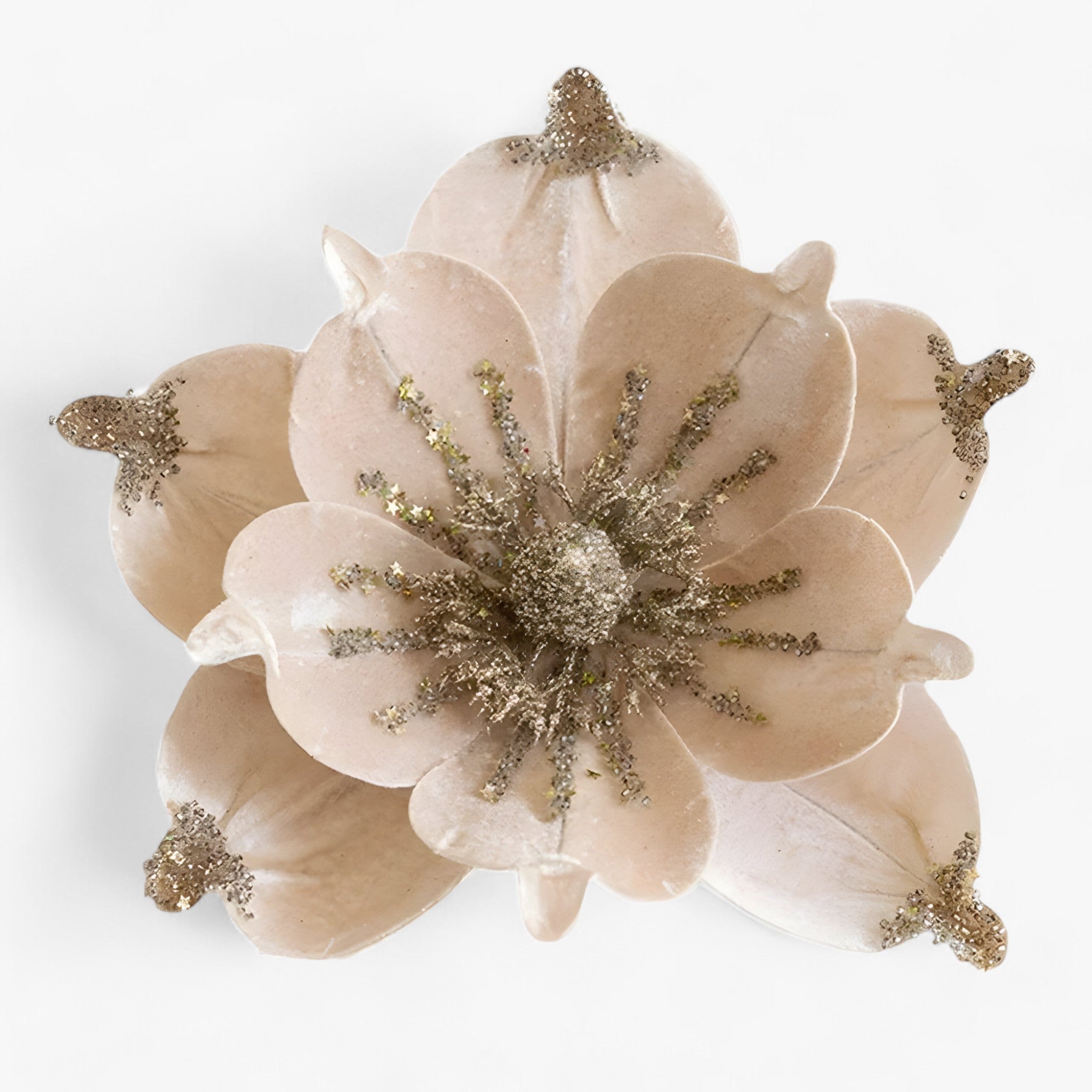 Fiori Artificiali Natalizi Rossi per Decorazioni Casa e Ufficio, Set da 12 Pezzi - Champagne 8 PCS - accessori natalizi artificiali decorazioni decorazioni di Capodanno decorazioni festive decorazioni natalizie decorazioni stagionali fiori fiori artificiali fiori di Natale natalizie ornamenti per l'albero uomo - Concept Palermo