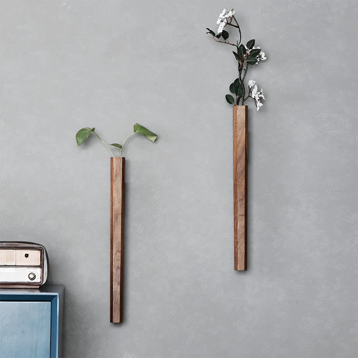 Vasi a Flute Verticali per Fiori da Parete Stile di Decorazione con Piante - - Decor decorazione fiori flute home & garden parete piante stile Vases vasi Wall decoration - Concept Palermo