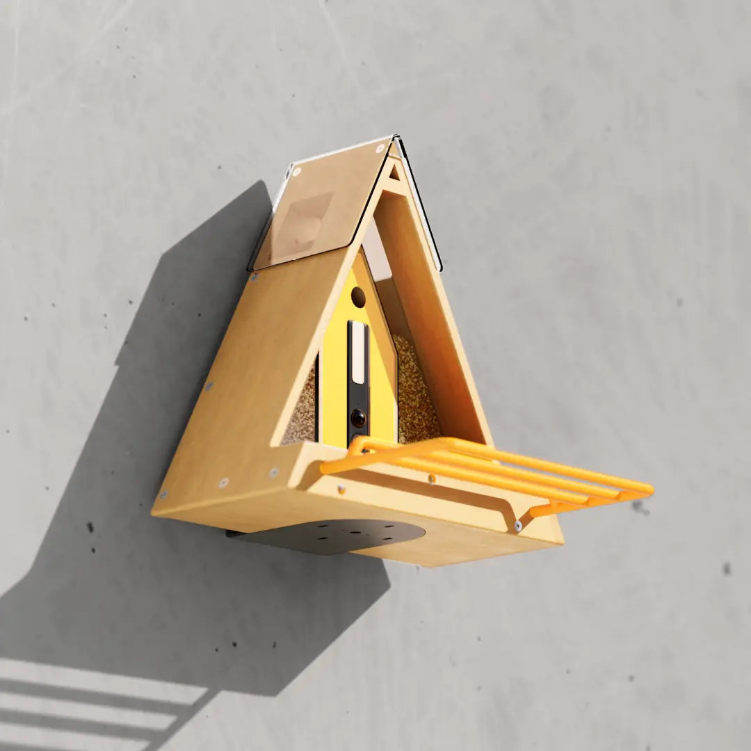 Reli Birddy Slim Feeder GreenTough™ Mangiatore per Uccelli Slim con Design Sostenibile Verde Uomo - - bird feeder birddy birdproduct design feeder greentough mangiatore petproduct pets & supplies reli reli birddy - Concept Palermo