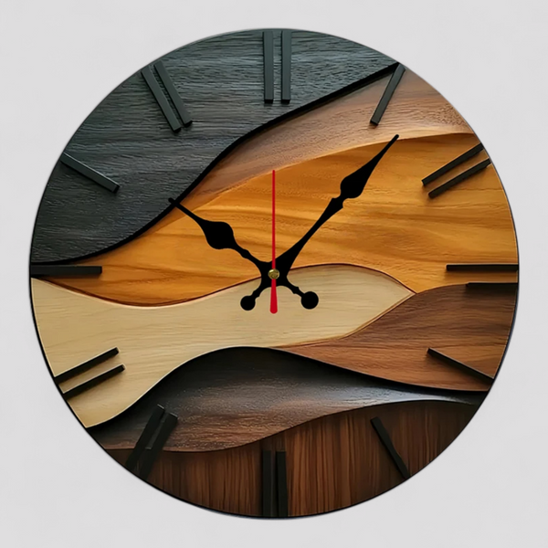 Orologio da Parete in Legno Design Moderno Taglio Grande per Soggiorno/Cucina - - accessoires de maison bois cross-from-marche-lino-15721451651421 design moderne décor de salon décoration intérieure horloge horloge décorative horloge en bois horloge murale horloge ronde horloge silencieuse horloges murales Linen murale New-google style nordique Unisex - Concept Palermo