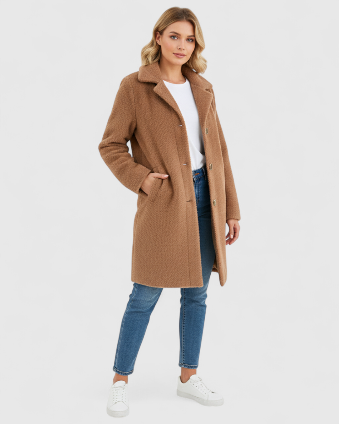Giacca Invernale Donna e Confortevole - - confortevole donna giacca giacca a bottoni giacca autunno giacca calda giacca comfort giacca elegante giacca in lana giacca invernale giacca Lente giacca longline giacca moda giacca taglie grandi giacca tasche giacca versatile giubbotti invernale - Concept Palermo