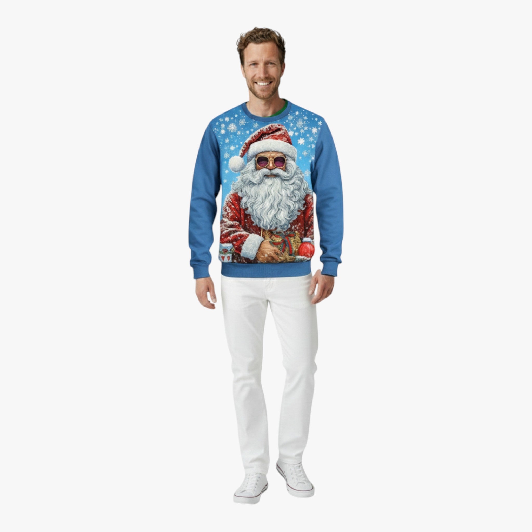 Maglione Natalizio Confortevole da Uomo con Motivo Musicale Festivo per un'Atmosfera Accogliente - - 3D-geprinte trui accogliente atmosfera casual kerstmode confortevole feestdagen trui festivo kerstsweater heren lange mouwen shirt maglione maglione natalizio motivo musicale muziekpatroon trui ronde hals sweater winter kleding heren - Concept Palermo