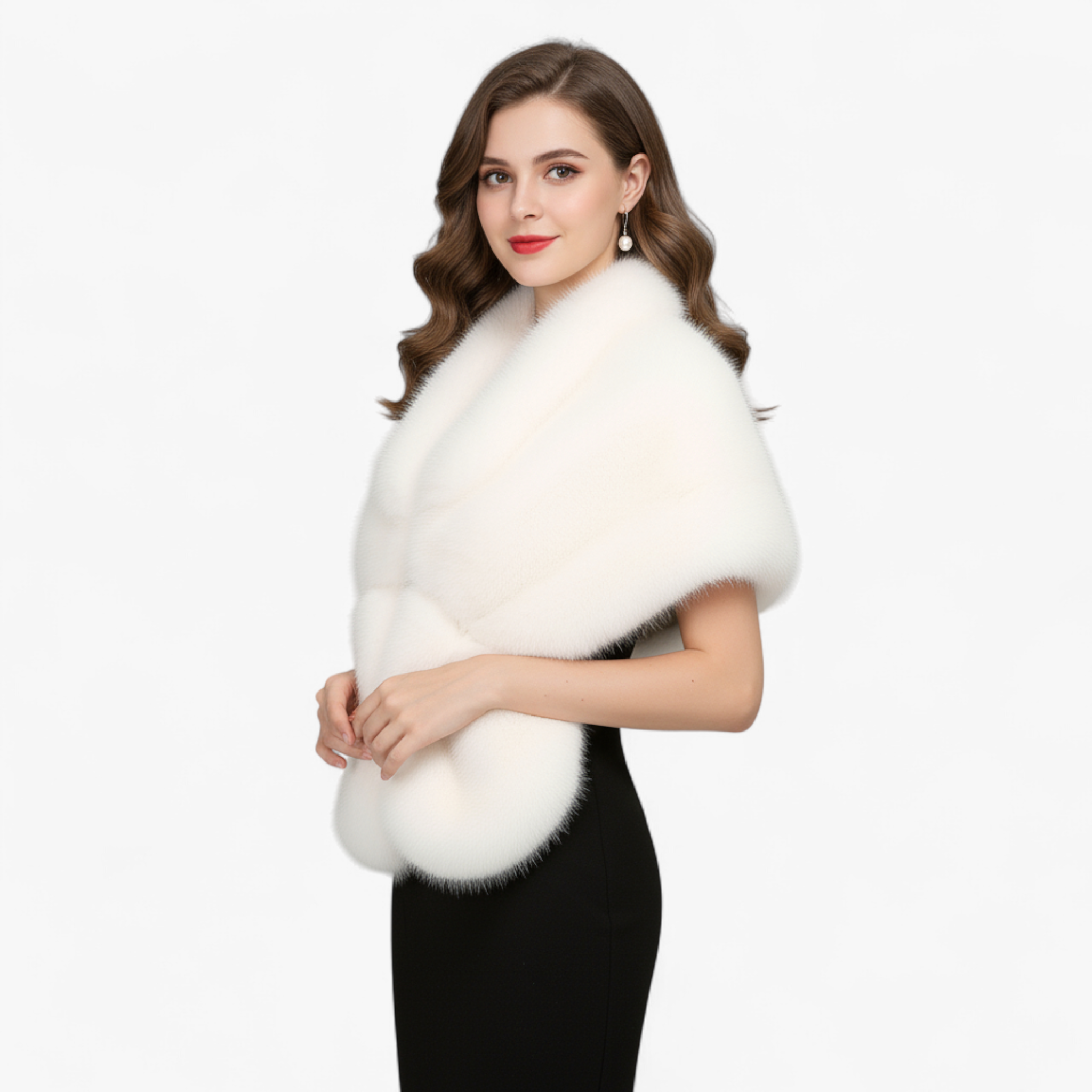 Sciarpa Donna in Pelliccia - - accessori moda calore donna donne eleganza fashion inverno lusso pelliccia sciarpa sciarpa di pelliccia sciarpa donna sciarpe e pashmine - Concept Palermo