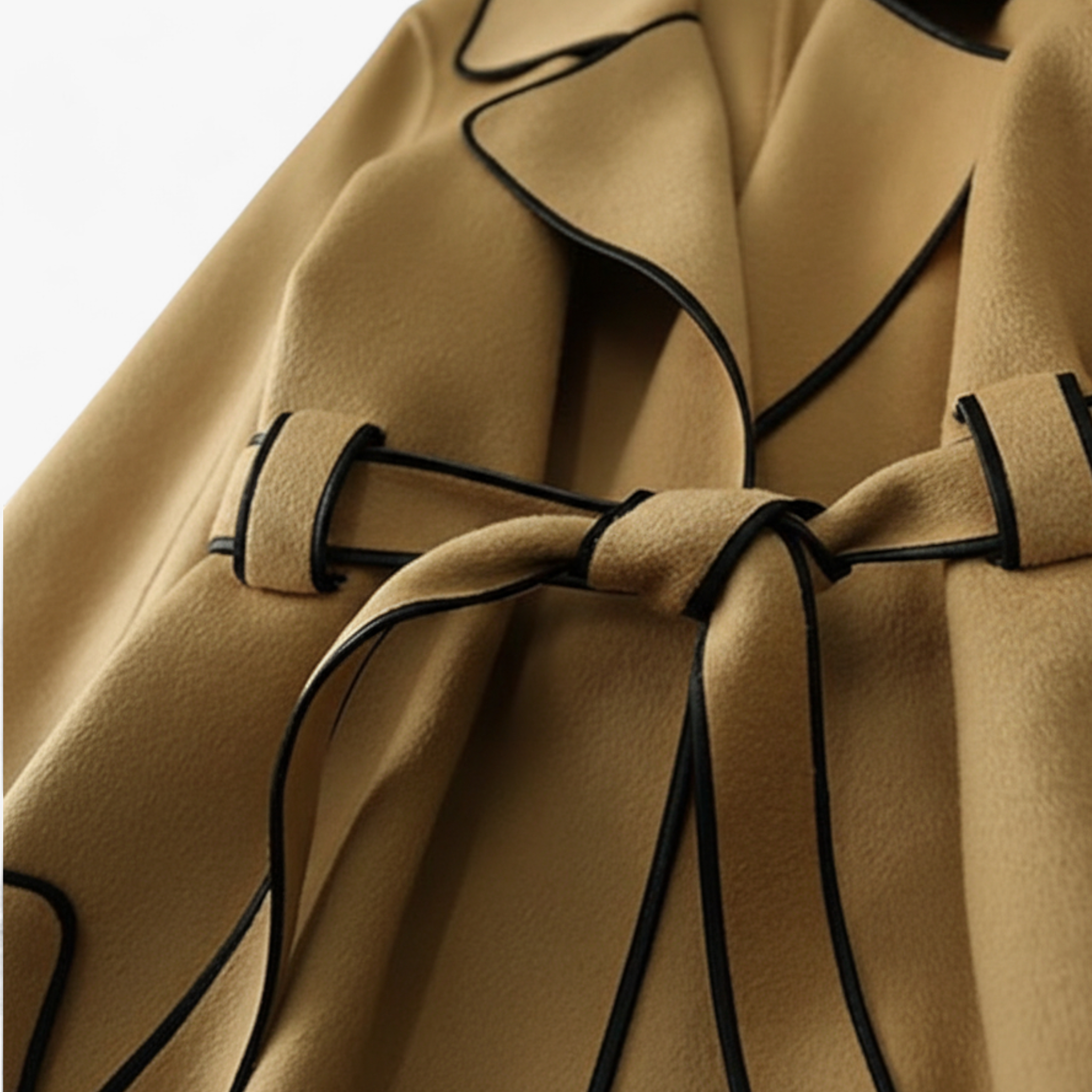 Giacca Invernale Donna con Cintura - - capispalla cappotti autunno inverno cappotti con cintura cappotti e giacche da donna cardigan cintura donna giacca giacca invernale giacche da donna giacche eleganti invernale moda femminile soprabito elegante - Concept Palermo