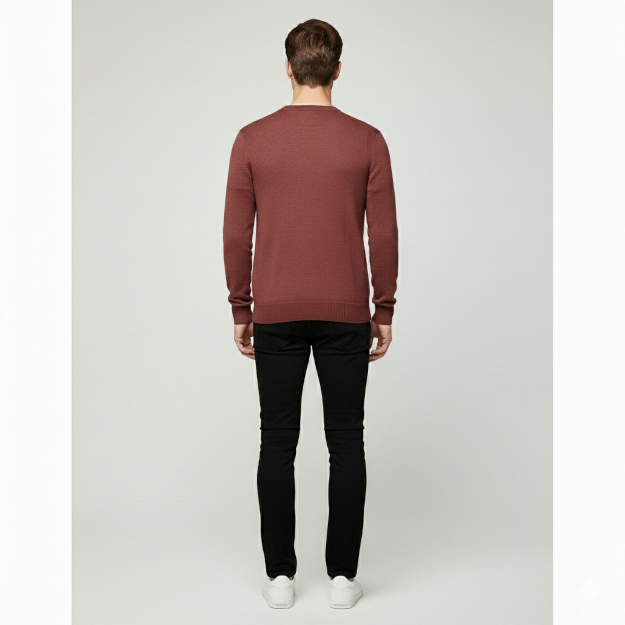 Maglione da Uomo con Scollo a V Cotone - - cotone maglione maglione uomo scollo Sweater uomo - Concept Palermo