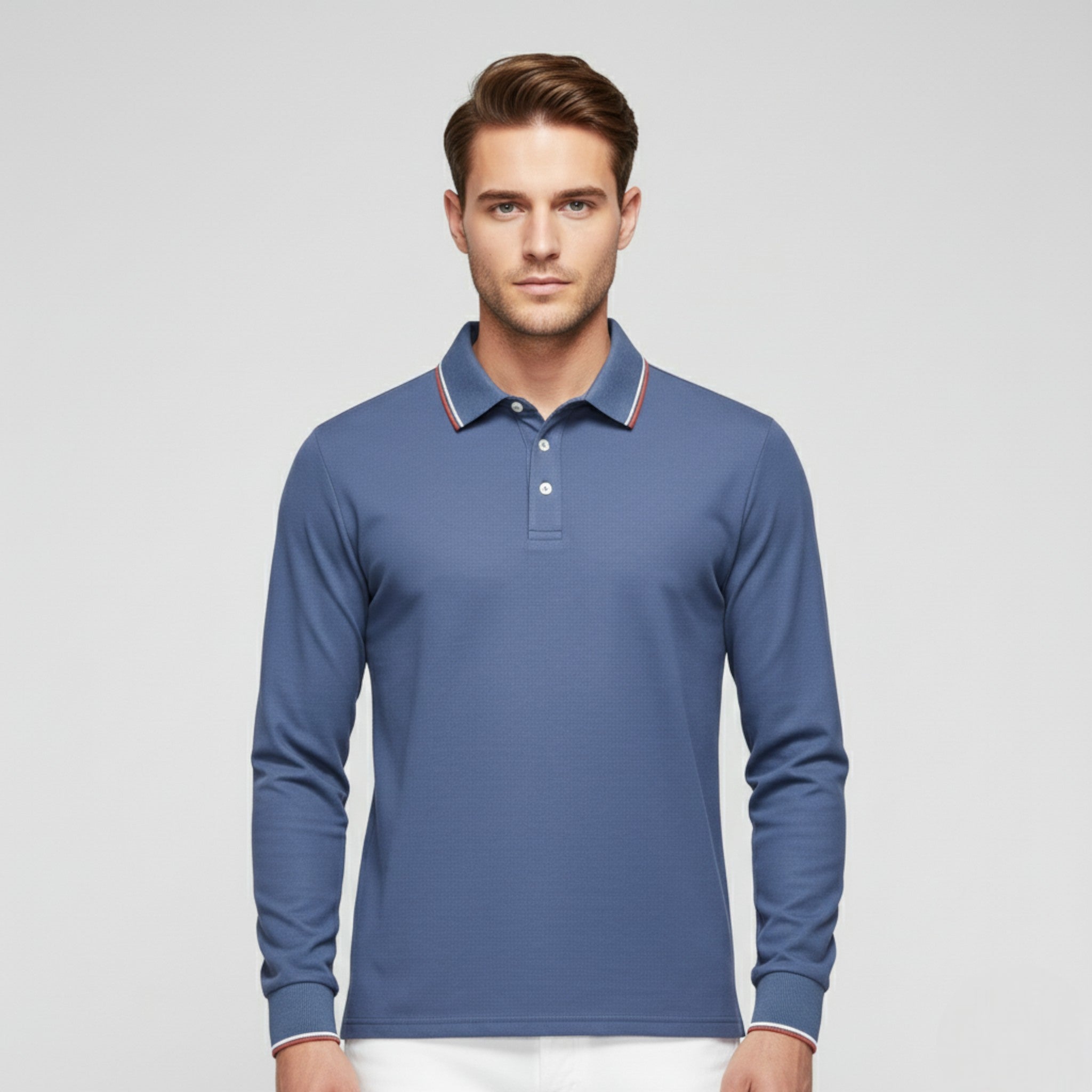 Polo da Uomo con Colletto Cotone - - Clothes clothes men Clothing colletto cotone men's top clothes polo polo uomo Sweater sweater men sweaters uomo - Concept Palermo