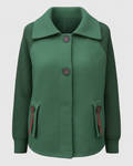 Chaqueta de invierno casual para mujer con cuello alto
