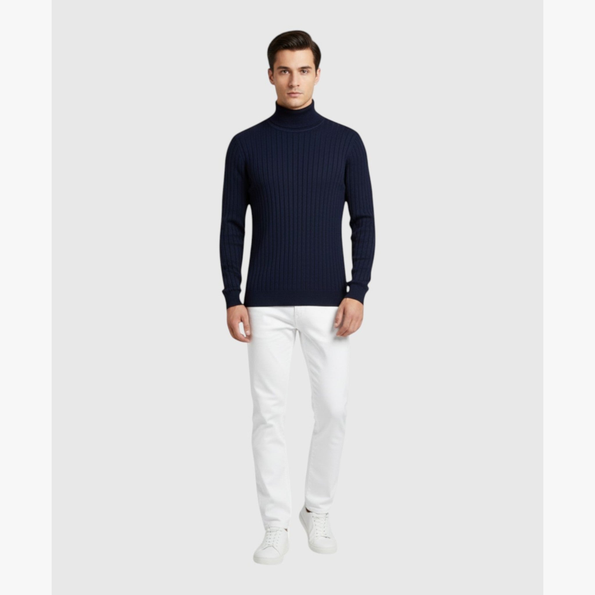 Maglione a Collo Alto da Uomo - - Clothes clothes men Clothing collo maglione maglione collo men's top clothes Sweater sweater men sweaters uomo - Concept Palermo