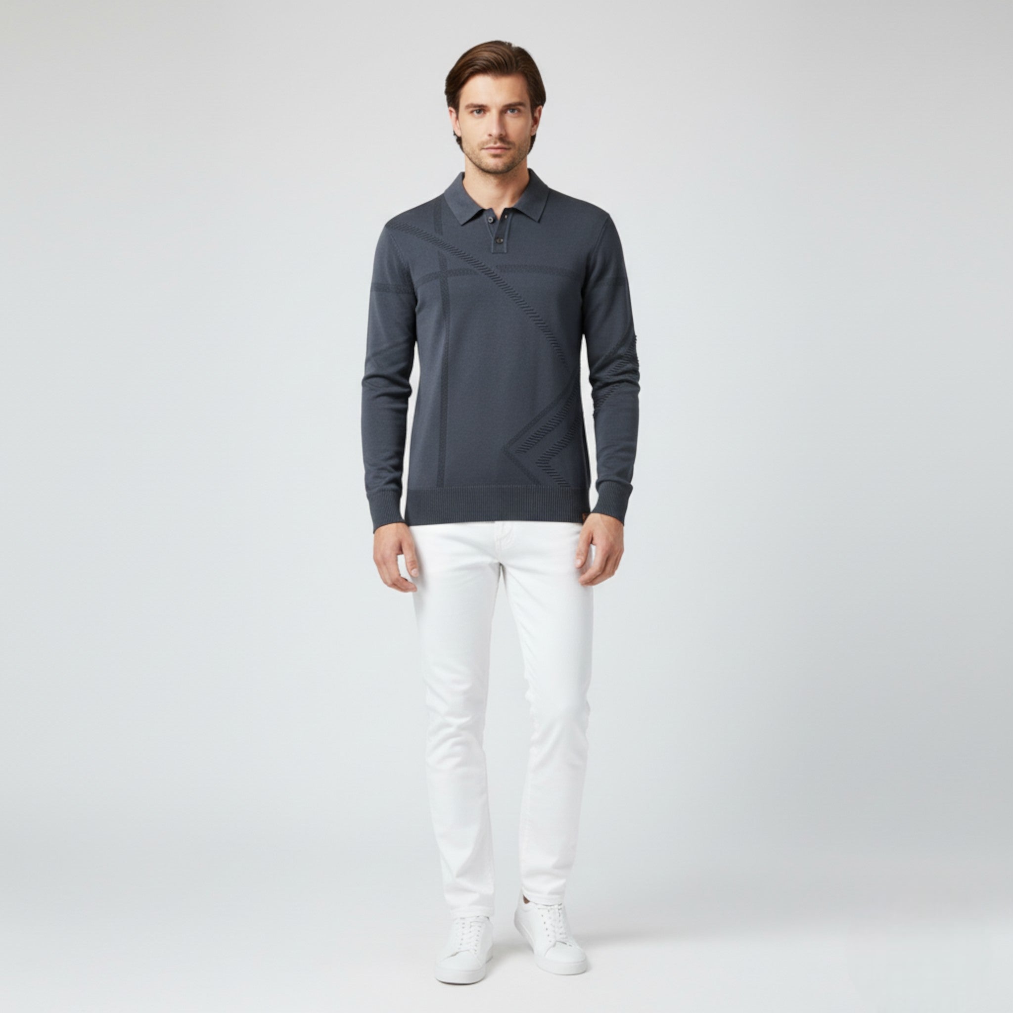 Maglione Polo Uomo Maglia Calda Vari Colori Slim Fit Elegante - - calda Clothes clothes men colori maglia maglione maglione polo men's top clothes polo slim Sweater sweater men sweaters - Concept Palermo