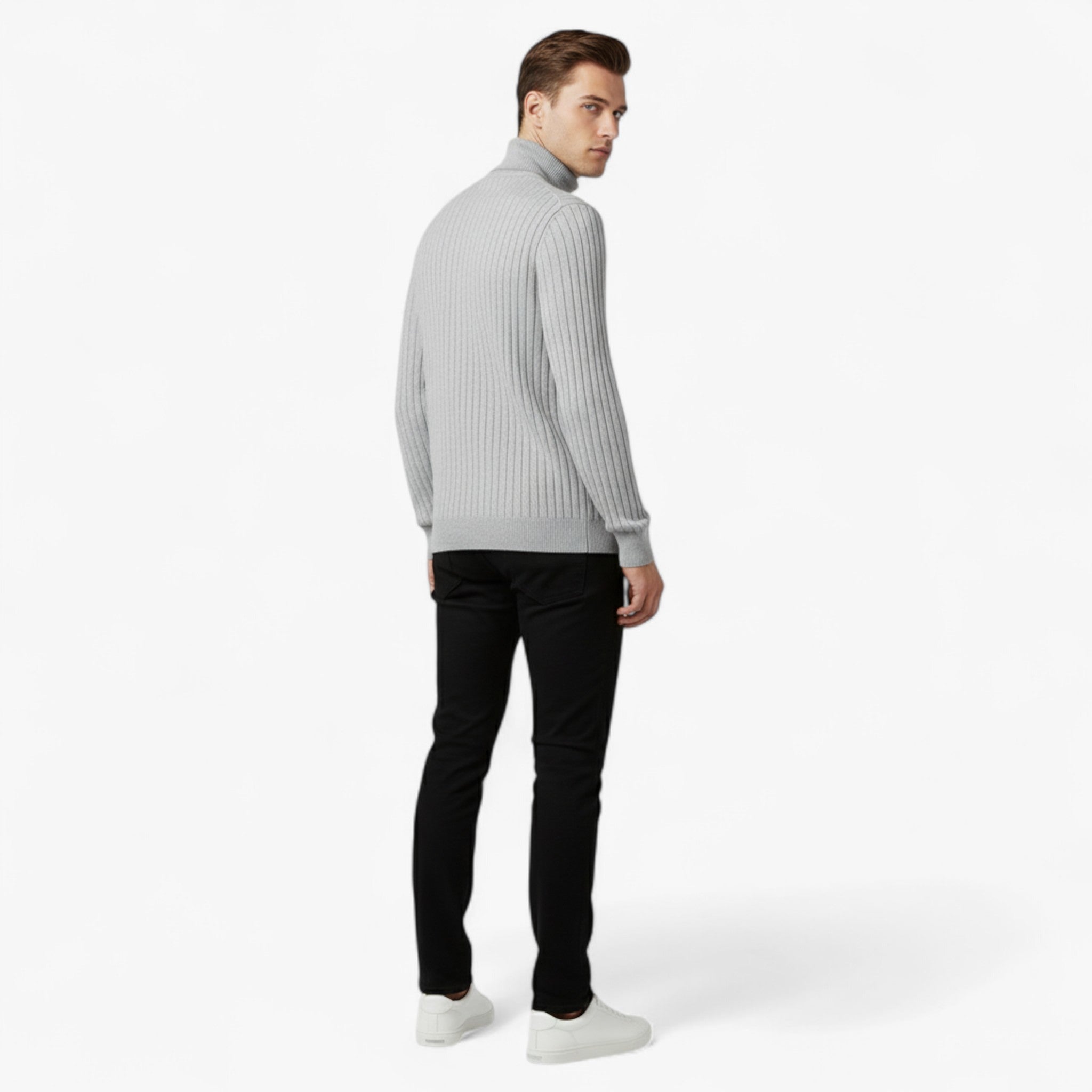 Maglione a Collo Alto da Uomo - - Clothes clothes men Clothing collo maglione maglione collo men's top clothes Sweater sweater men sweaters uomo - Concept Palermo
