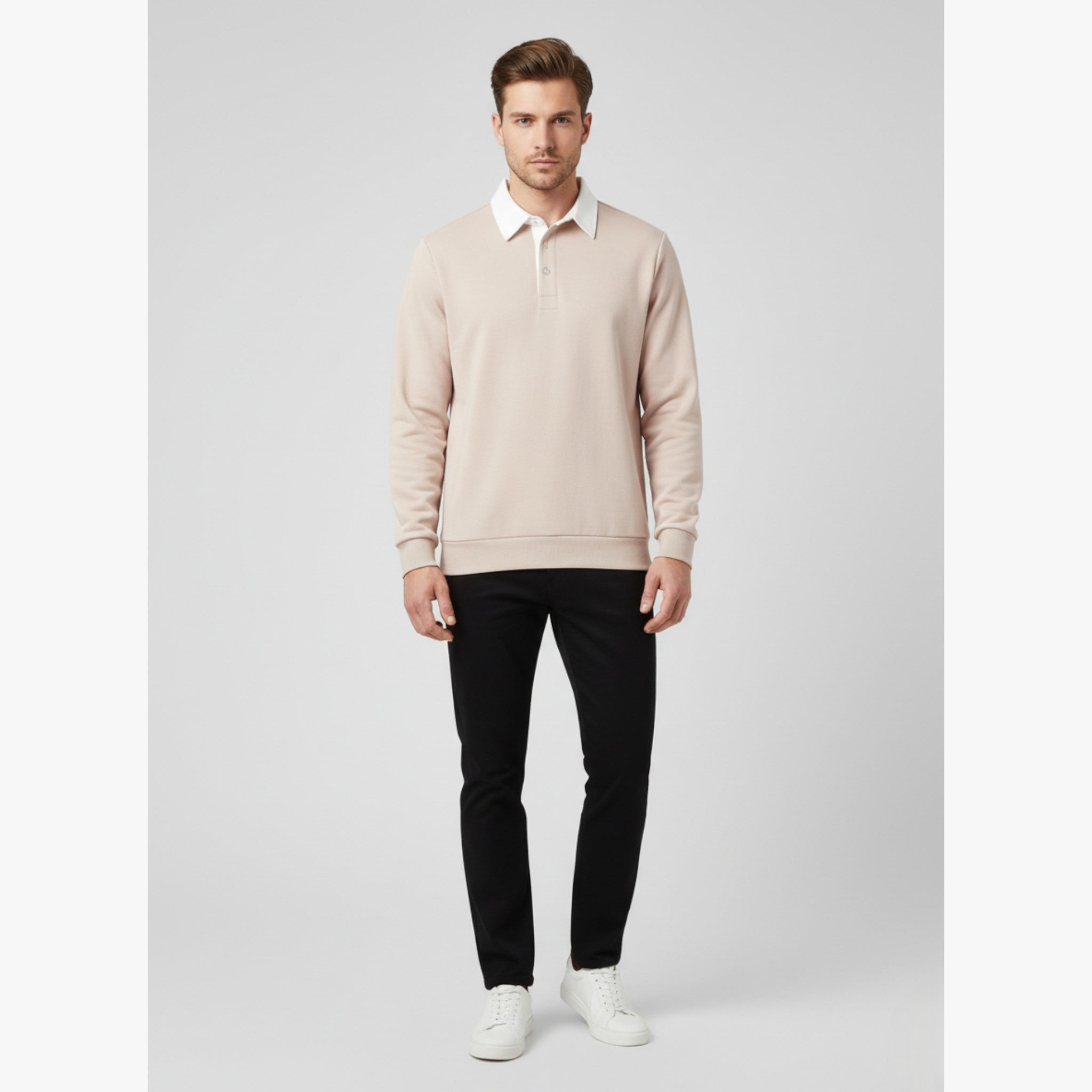 Pullover Maschile in Pile con Bottoni - - bottoni maschile pile pullover pullover maschile Sweaters - Concept Palermo