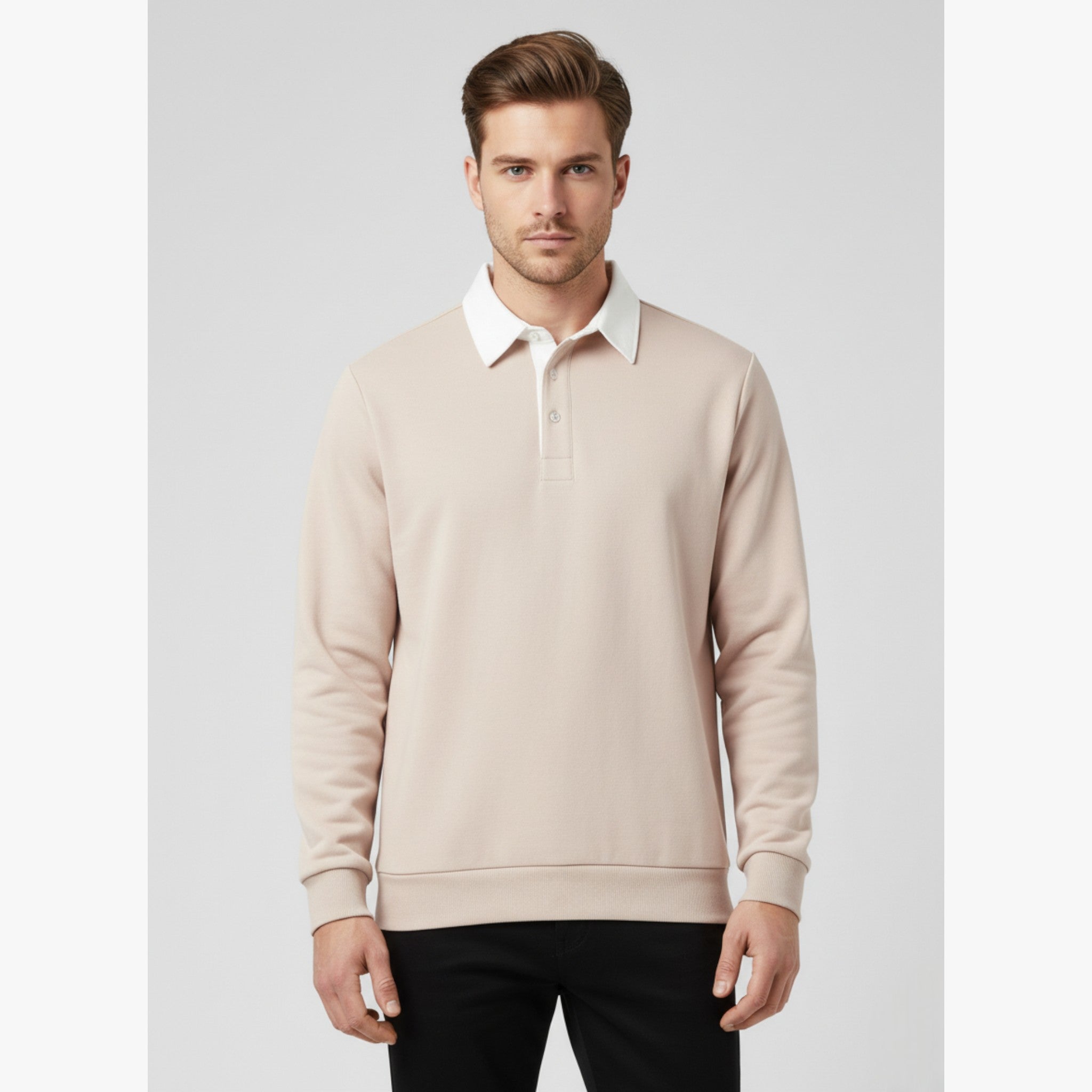 Pullover Maschile in Pile con Bottoni - - bottoni maschile pile pullover pullover maschile Sweaters - Concept Palermo