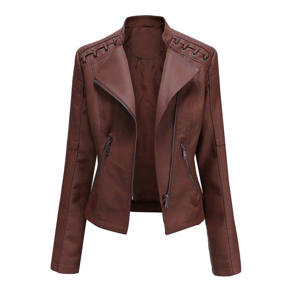 Giacca Casual in Pelle Lavata Uomo - - abbigliamento casual casual giacca giacca casual giacca con cuciture curate giacca estiva giacca in pelle giacca invernale giacca moda giacca pelle giacca quotidiana giacca resistente giacca uomo giacca versatile giubbotti da uomo giubbotti pelle lavata pelle stile avventuroso uomo - Concept Palermo