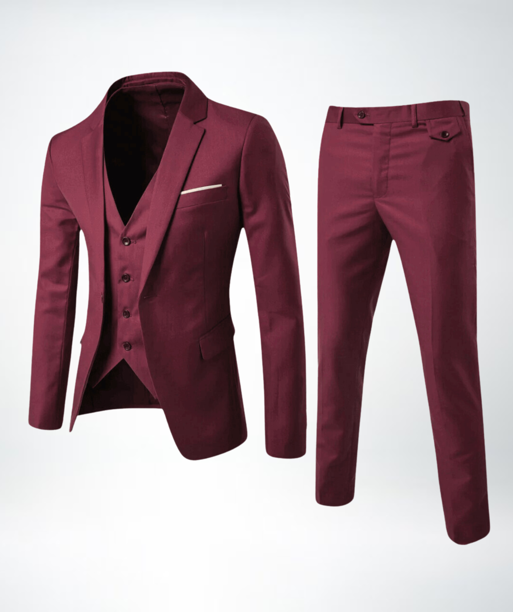 Abito da Uomo Tre Pezzi Slim Fit - Completo Elegante Moderno