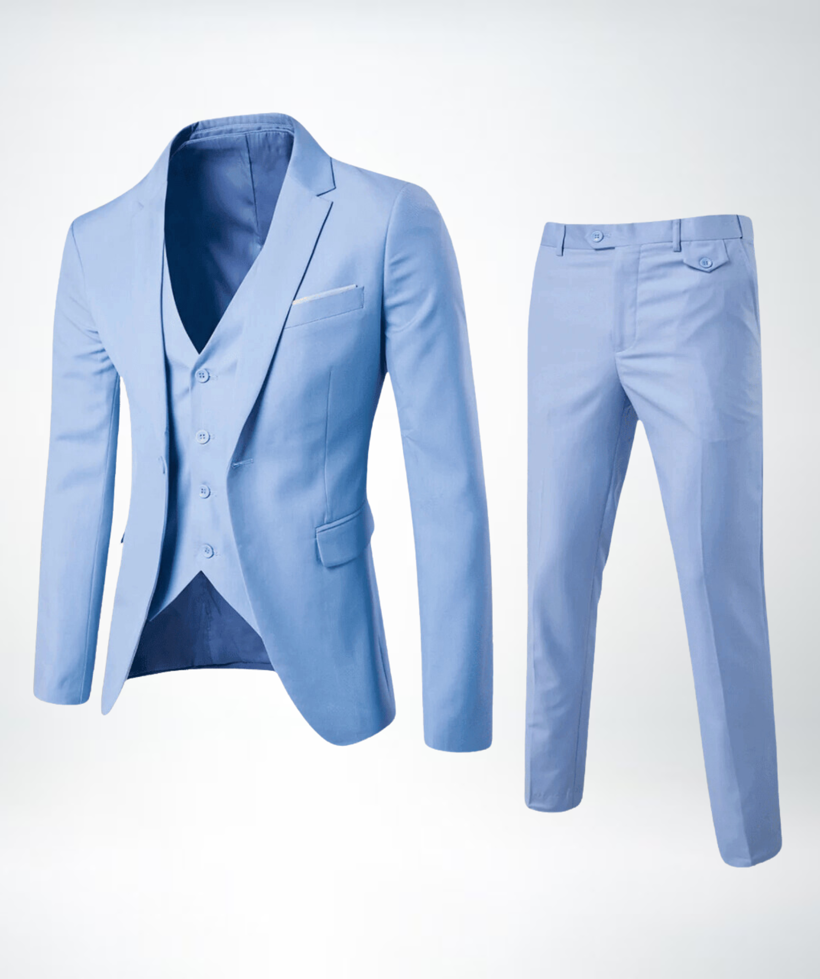 Abito da Uomo Tre Pezzi Slim Fit - Completo Elegante Moderno