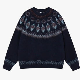 Ridi garantito con questa Allegra Maglietta di Natale Divertente unisex Uomo - Blu marino - allegra divertente feestelijke trui garantito gebreide stof gezellige kleding grappige kersttrui kersttrui lelijke kersttrui Linen maglietta Men natale questa ridi ridi garantito Solid unisex trui vakantiekleding winteroutfit wintertrui - Concept Palermo