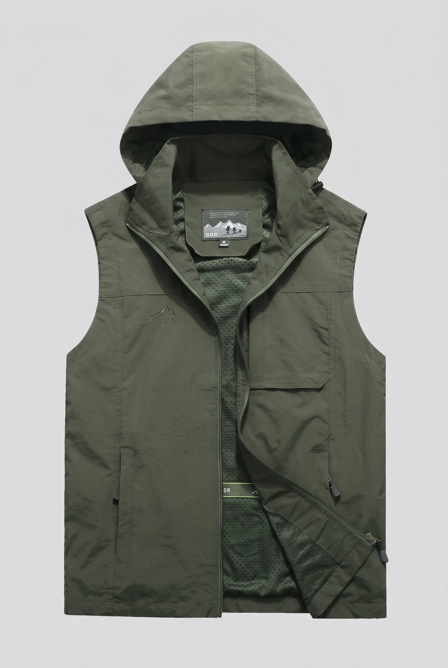 Gilet da pesca traspirante con tasche multiple Uomo - Verde - fishing vest gilet gilet pesca hiking vest men's top clothes multiple pesca tasche traspirante uomo vests - Concept Palermo