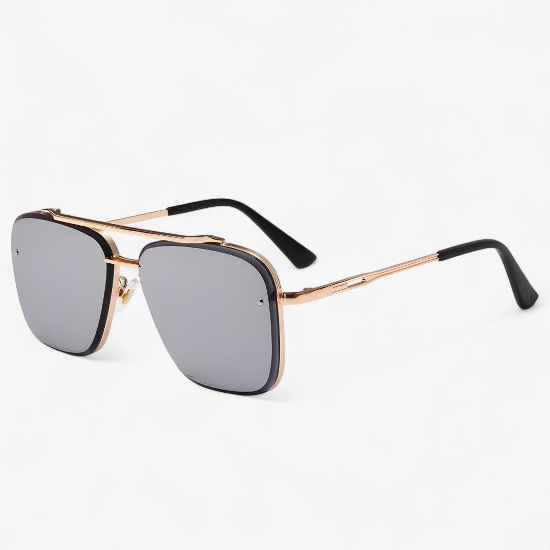 Occhiali da sole vintage con design in metallo Uomo - GrigioOro Come immagine - design Fashion Sunglasses men sunglasses polarized mens sunglasses metallo occhiali occhiali sole Polarized man sunglasses sole sunglasses sunglasses polarized men uomo vintage - Concept Palermo