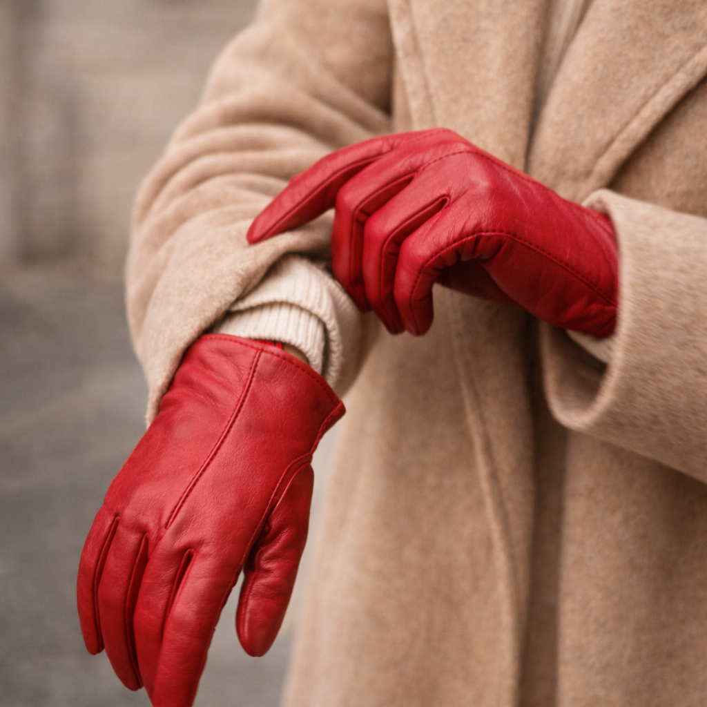 Guanti Uomo in Vera Pelle Neri, foderati termici per inverno freddo - - fredde giornate gloves gloves & mittens guanti guanti pelle luxe pelle uomo winter gloves womens fasion - Concept Palermo