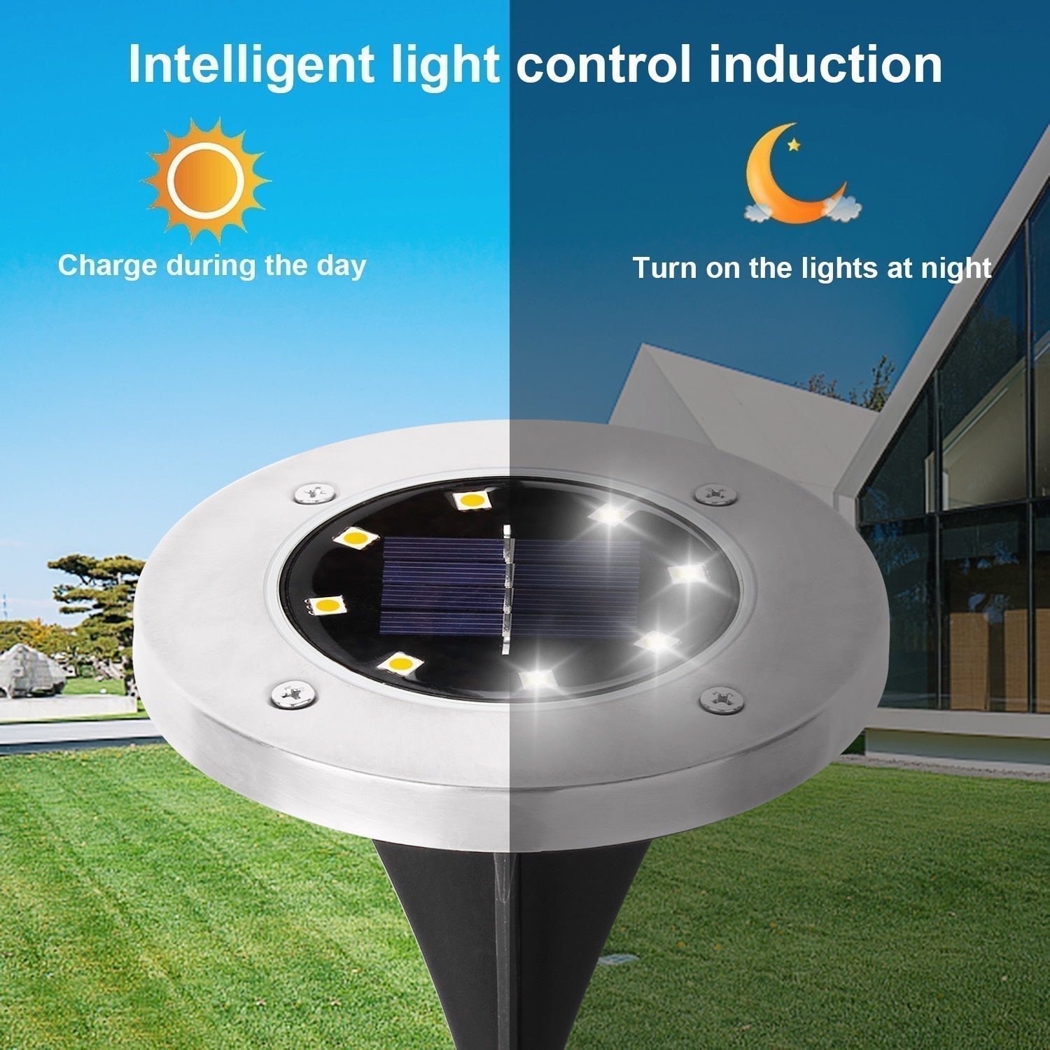 Illuminazione da Giardino Solare a LED Senza Fili Deluxe - Illumina il tuo Giardino con Facilità