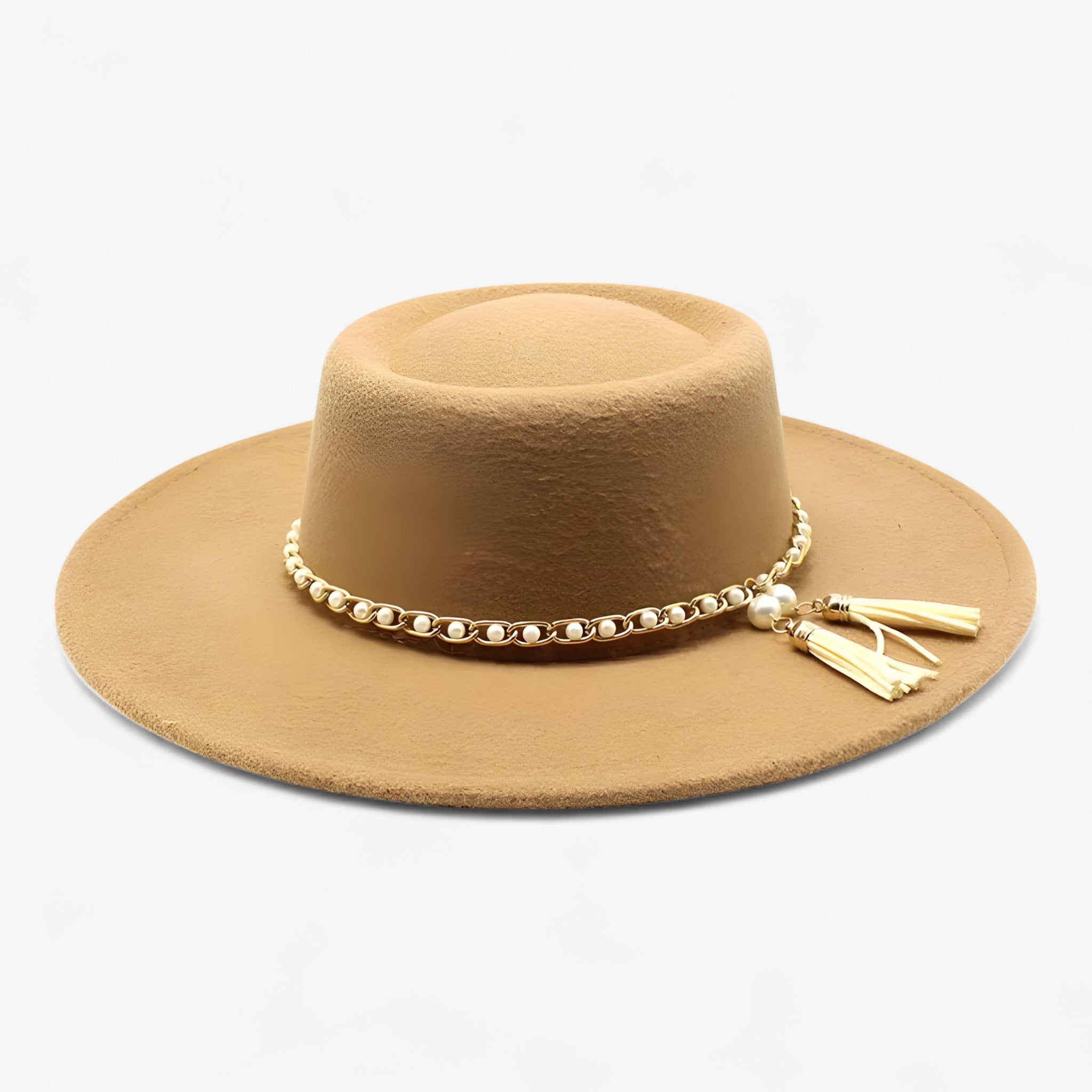 Cappello Fedora in Lana con Perle - - cappello cappello fedora fedora jannela | cappello fedora in lana con perle - €25 lana perle - Concept Palermo