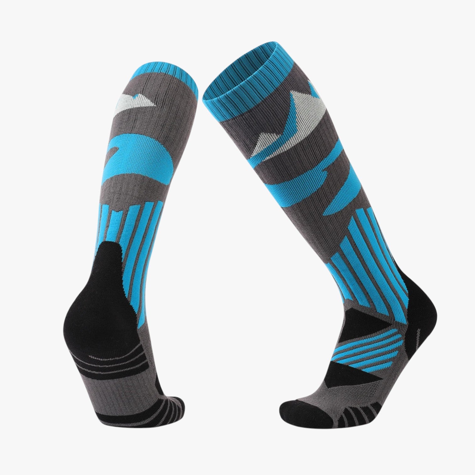 Style and protection on the slopes: highly breathable wool ski socks Uomo - Blu - breathable donovan | style and protection on the slopes: highly breathable wool ski socks - €25 highly Hiking Socks protection slopes socks style style protection - Concept Palermo