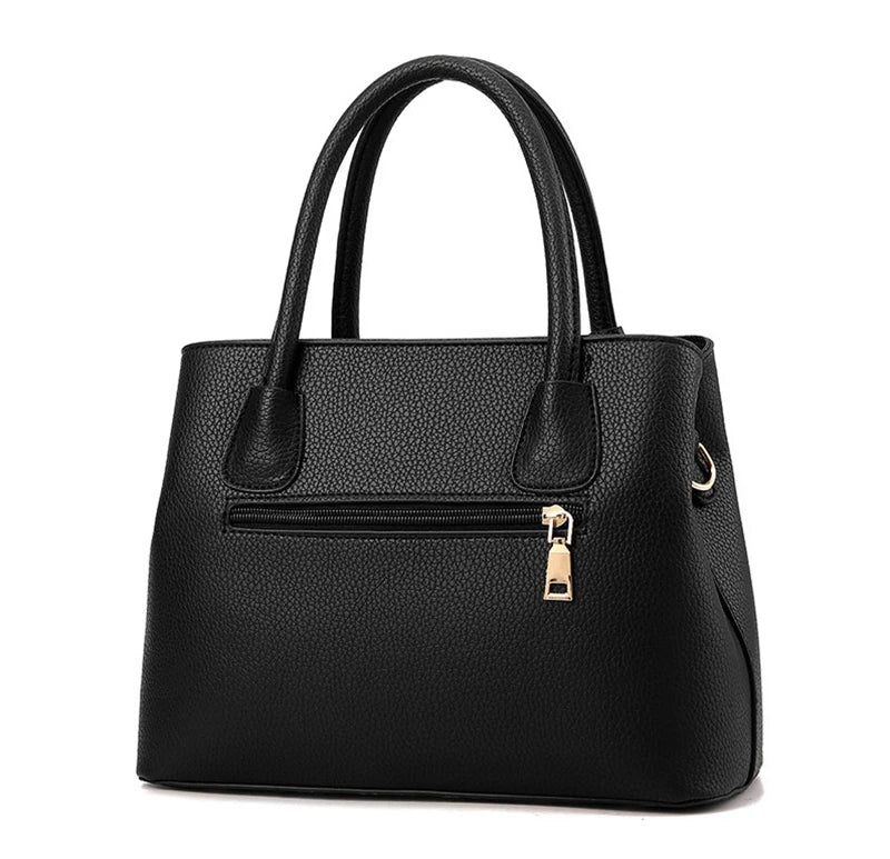 Borsa Tracolla Emily Nera in Vera Pelle Italiana da Donna - Media, Elegante - - Bags borsa borsa pelle donna emily pelle women bags - Concept Palermo