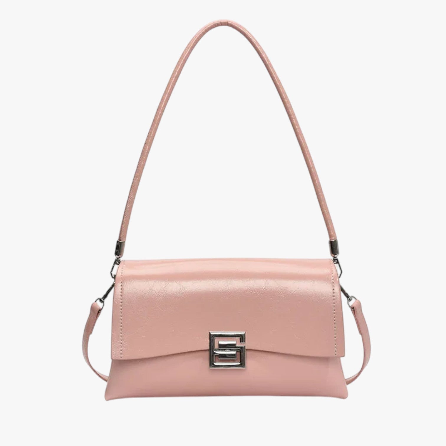 Borsa a conchiglia - con una finitura per un tocco raffinato - Rosa - Bags borsa borsa conchiglia conchiglia finitura raffinato tocco women bags Women's handbags - Concept Palermo