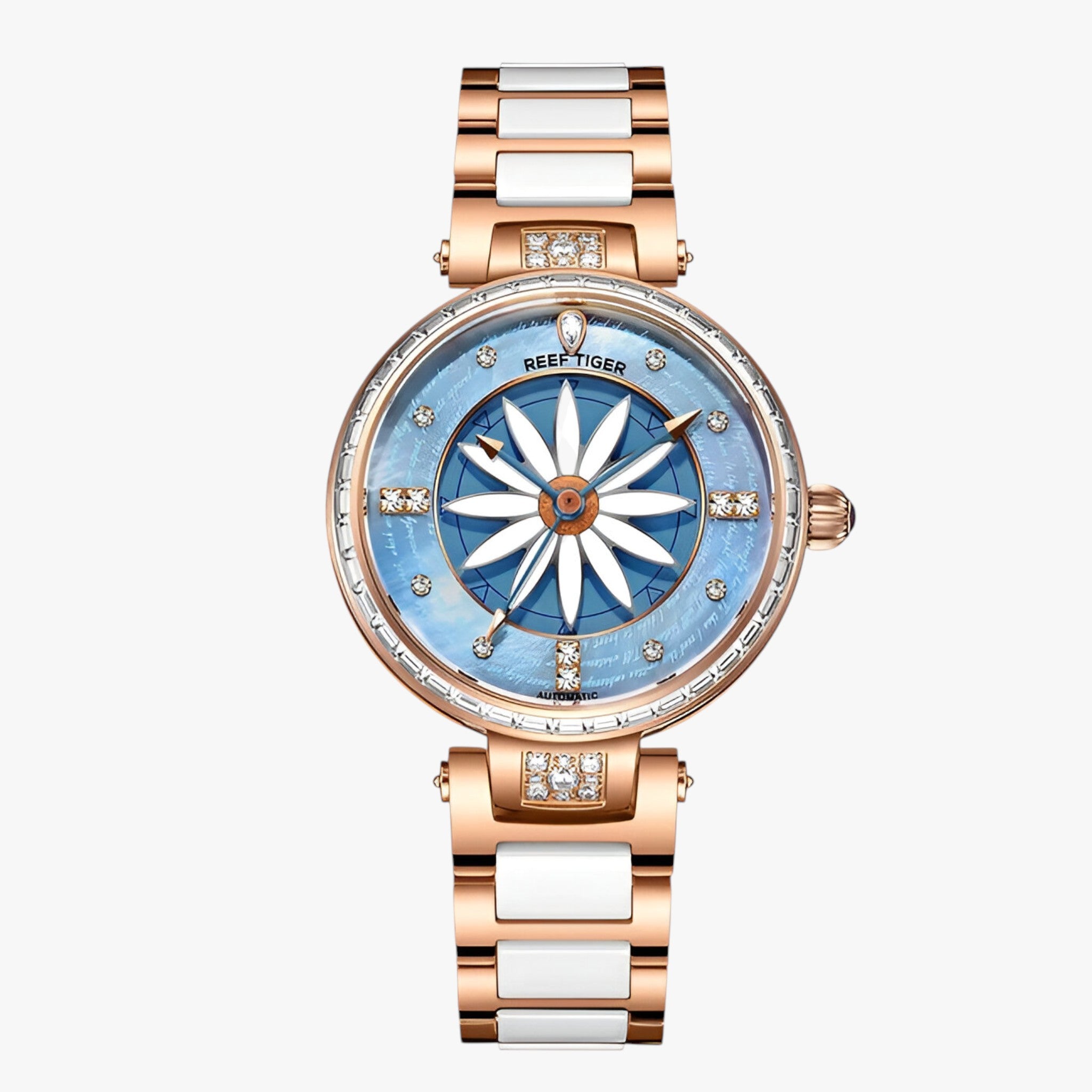 Orologio da donna placcato oro e impermeabile - Rosa Blu - donna female watch impermeabile orologio orologio donna placcato watch for women watches - Concept Palermo