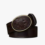 Leren riem voor jeans voor heren